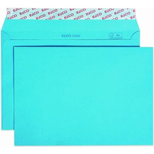 10 x Elco Briefumschläge Color C5 intenisv blau Haftklebung Papier 100