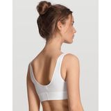 Bralette - Wit - Katoen - Aansluitend - Zonder Beugels