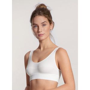 Bralette - Wit - Single-Jersey - Aansluitende Pasvorm