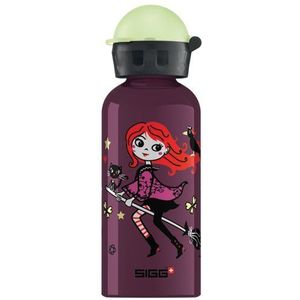 SIGG - Kids Glow Little Witch drinkfles voor kinderen - waterdicht en licht - BPA-vrij - CO2-neutraal - 0,4 l