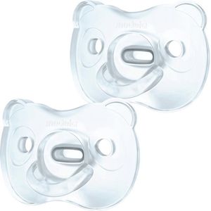 Medela Baby Fopspeen Soft Silicone Superzacht lichtgewicht eendelig - Soft Blue - 6-18 maanden - 2 stuks