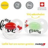Medela - Signature Love Mama - Fopspeen - Glow in the Dark - 2 Stuks