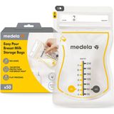 Medela Moedermelk Bewaarzakjes - 50 Stuks - Dubbele Zipsluiting - BPA-vrij