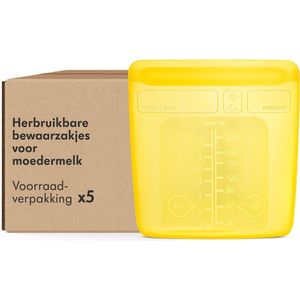Medela - Herbruikbare Moedermelk Bewaarzakjes - 220 ml - 5 stuks - 100% lekvrij