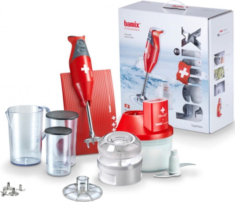 Bamix M250 staafmixer Superbox rood