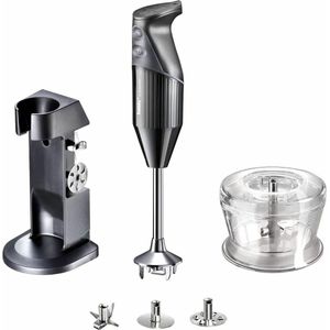 Bamix Deluxe Staafmixer Zwart - 200W - Met accessoires
