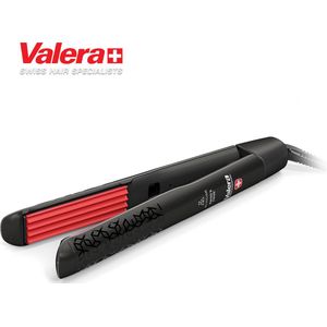 Valera 51010400 Swissâ€™X FrisÃ¨, professionele stijltang haar krimper tot 230Â°C, voor perfecte haar volumen en textuur, Zwart/Rood,Zwart en Rood