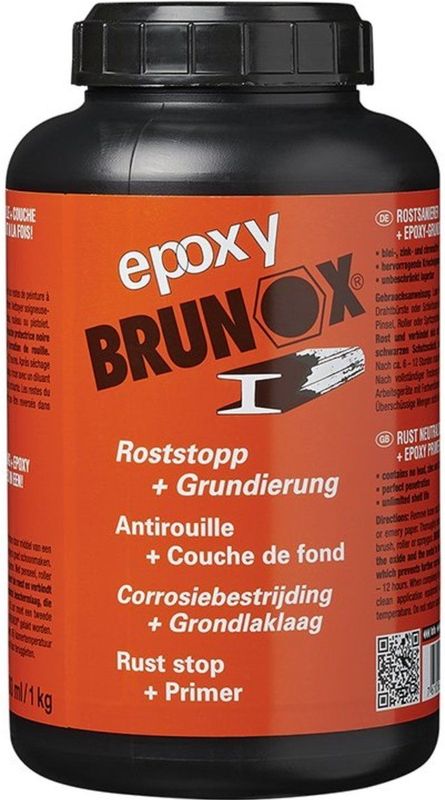 Brunox - Epoxy Roeststop Primer - Roestomvormer - Transparant - 500ml
