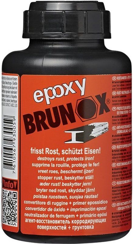 Brunox Epoxy - Roeststop - 250 ml - Roestbescherming - Epoxyhars
