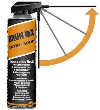 1 Stück Brunox Turbo-Spray® mit Turbo-Click 500ml