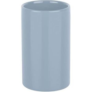 Spirella - Rohrsammlung, Zähnebäcker Ø7 x 11,5 cm, Steinzeug, blau
