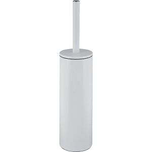 Spirella luxe Toiletborstel in houder Cannes - ivoor wit - metaal - 40 x 9 cm - met binnenbak