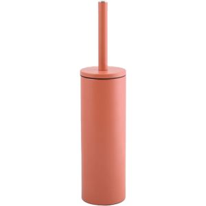 Spirella Akira Toiletborstel met hygiënische houder, terracotta rood