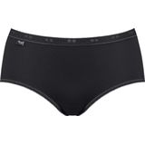 Sloggi - Basic Midi Slip - Zwart - Katoenen Dames Onderbroek