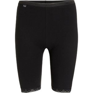 Sloggi Basic Long Dames Boxershort lange pijpjes Broekje voor onder jurk Katoen 52 Zwart