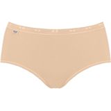 Sloggi - Basic Midi Slip - Huidkleur - Katoenen Dames Onderbroek