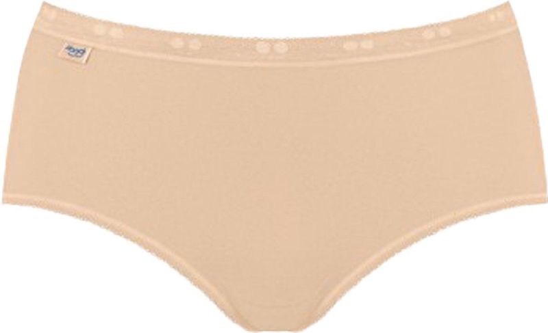 Sloggi - Basic Midi Slip - Huidkleur - Katoenen Dames Onderbroek