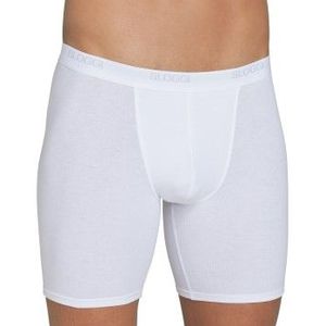 Sloggi - Basic Long Heren - Boxershort - Wit - Lange Pijpjes