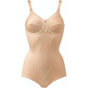 Body Doreen - Corselet - Huidskleur - Cotton 01 BS - Spaghetti Bandjes