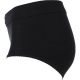 Double Comfort Maxi - Dames Slip - Zwart - Katoen