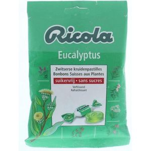 Ricola - Eucalyptus - Hoestsnoepjes - Suikervrij - Natuurlijke Ingrediënten