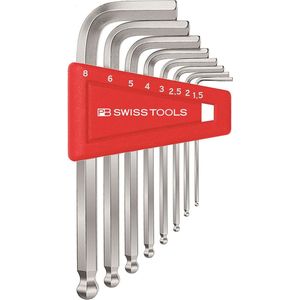 PB Swiss Tools Kogelkop-Inbussleutelset - PB 212.H-8 - 8-delig
