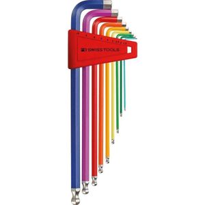 PB212.LH-10 RB Rainbow inbussleutelset, Actie