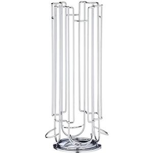 Capstores Tavolaswiss 50.48574 capsulehouder, draaibaar, voor 24 Dolce Gusto-capsules, verchroomd staal