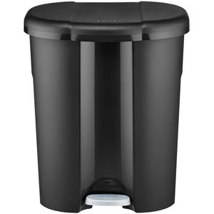 Rotho Trio Afvalemmer 10L + 2x15L Zwart