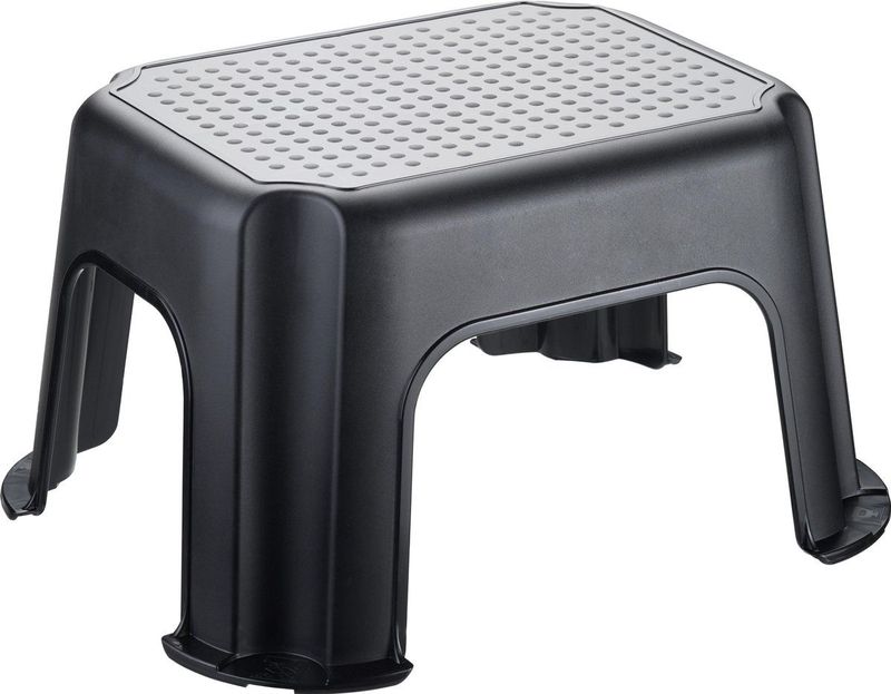 Rotho Basic Opstap - 43 x 36 x 24 cm - Zwart