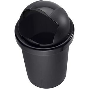 Prullenbak - Zwart - Kunststof - 30 Liter