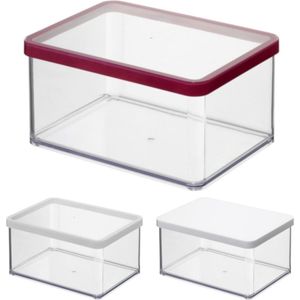 Rotho Premium Can LOFT 20x15x10 cm Transparant / Wit 2250 ml