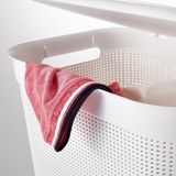 Blokker wasbox 50 liter met afneembaar klapdeksel wit