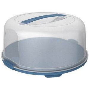 Tortenglocke Fresh hoch blau, Kuchenbehälter, Kuchenbox Tortenbox - Rotho