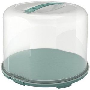 Rotho Rotho Fresh Taartdoos XL 35.5x34.5x26 cm Mistletoe Groen/Transparant