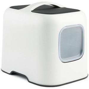 Rotho Mypet Kattenbak Biala 51 x 39.5 x 44.3 cm - Kattentoilet - Wit & Antraciet