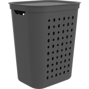 Brabantia Wasbox Met Kunststof Deksel  35 Liter  Mat Zilver 266 150298