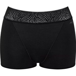 Sloggi - Menstruatie Shorts - Zwart - Modal - Heavy Absorptie