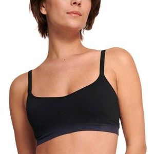 Aloe P - Bralette Bh - Zwart - Naadloos - Spaghettibandjes