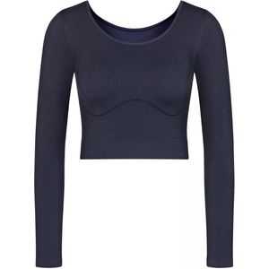 Sloggi - EVER Infused Aloe - Crop Top - Donkerblauw - Katoen