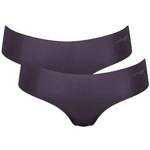 Sloggi Sloggi zero microvezel 2.0 hipster 2p ondergoed voor dames, Bosbessen.