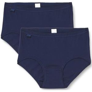SLOGGI - Basic H - Broekje - Navy - 2 Pack - Mid Waist
