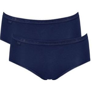 SLOGGI - Basic H - Broekje - Navy - 2 Pack - Mid Waist