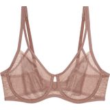 Toasted Almond - Balconette BH - Naadloos - V-hals - Polyamide/Elastaan