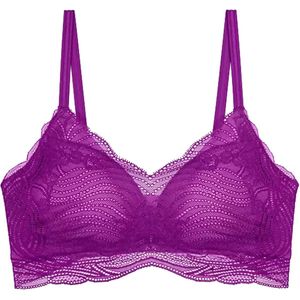 BH zonder beugels Lift Smart TRIUMPH. Polyamide materiaal. Maten 5(XXL). Roze kleur