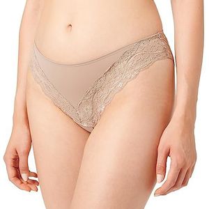 Triumph Dames Lovely Micro Tai Briefs, cafe latte, XL