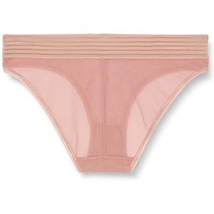 Triumph Dames Tempting Sheer Highleg Tai Briefs, Toasted Almond, L