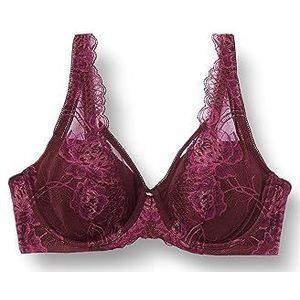 Triumph Dames Wild Peony Florale WP, bordeauxrood (claret), 75C