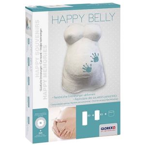 Gipsen buik vormset "Happy Belly"
