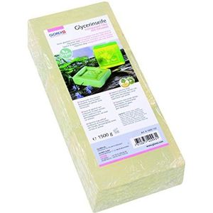 GLOREX 6 1600 142 glycerinezeep eco 1500g met olijfolie transparant